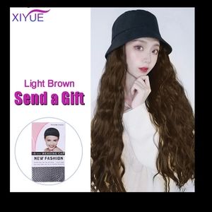 Bucket Hat Brown Wig